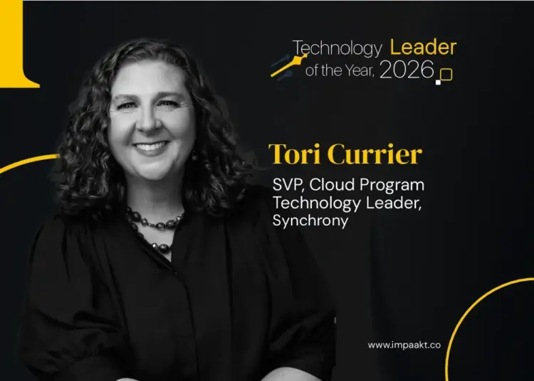 Tori Currier SVP Cloud Program Technology Leader Synchrony cloud transformation leader