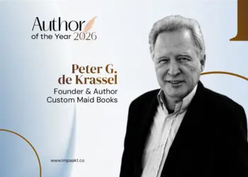 Peter G. de Krassel, Author of the Year 2026 and Founder of Custom Maid Books 
