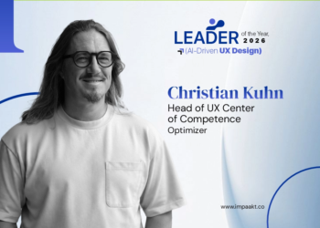 Christian Kuhn, Head of UX Center of Competence at Optimizer and leader in human-centered AI experience design