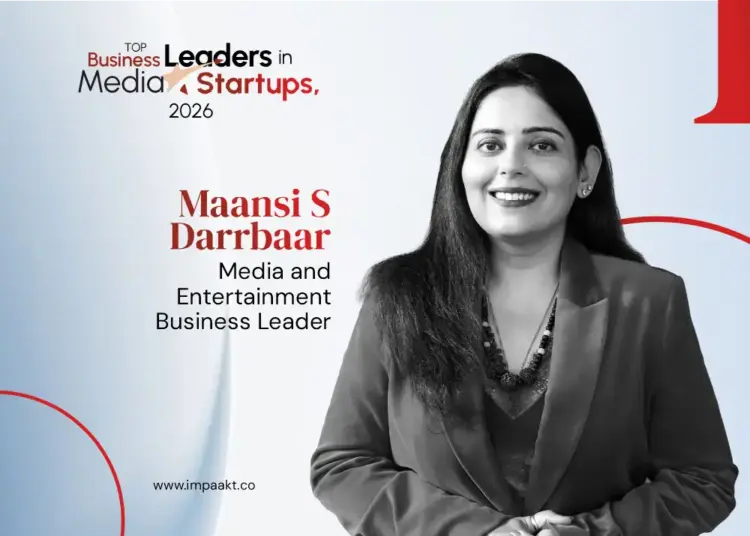 Maansi S Darrbaar, media business leader and core founding member of ALT Balaji, Applause Entertainment and IN10 Media Network.