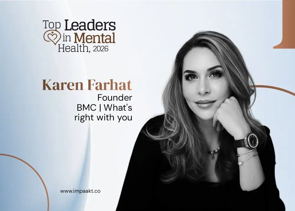 Karen Farhat, Founder of Body and Mind Consultancy, sharing her views on the human side of healing. 